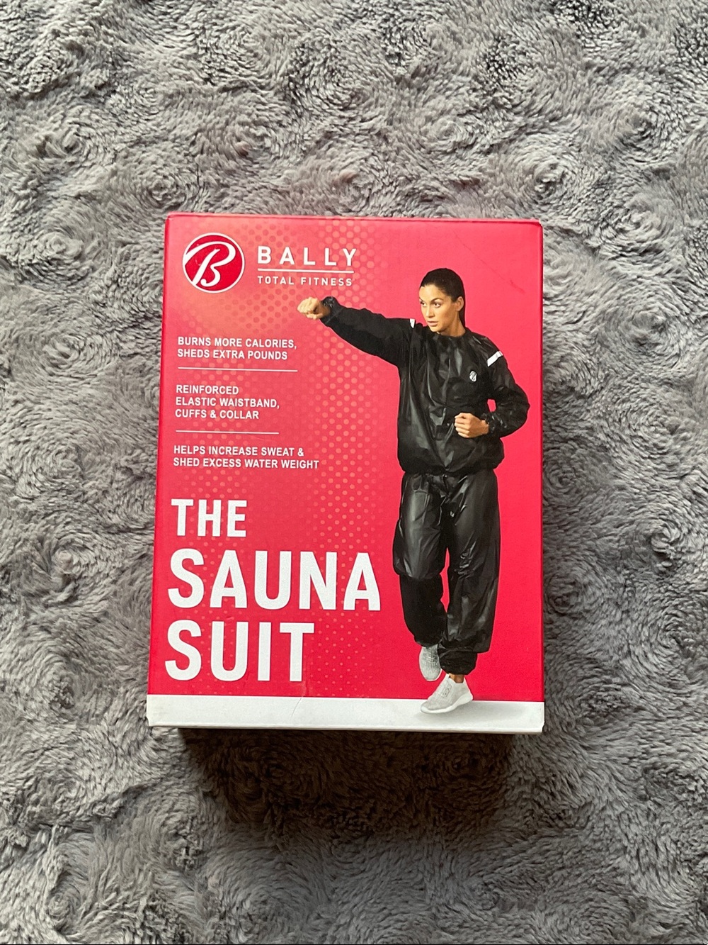 Bally Black Sauna Suit with Red Graphic Box